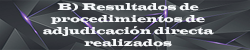 B Resultados de procedimientos de adjudicación directa realizados